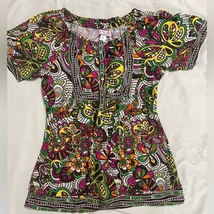 Fun women’s scrub top Small